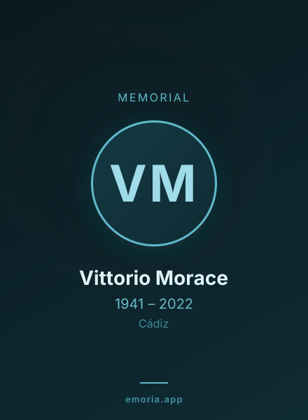 Memorial portrait of Vittorio Morace