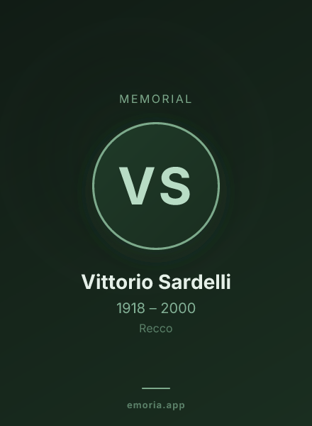 Memorial portrait of Vittorio Sardelli