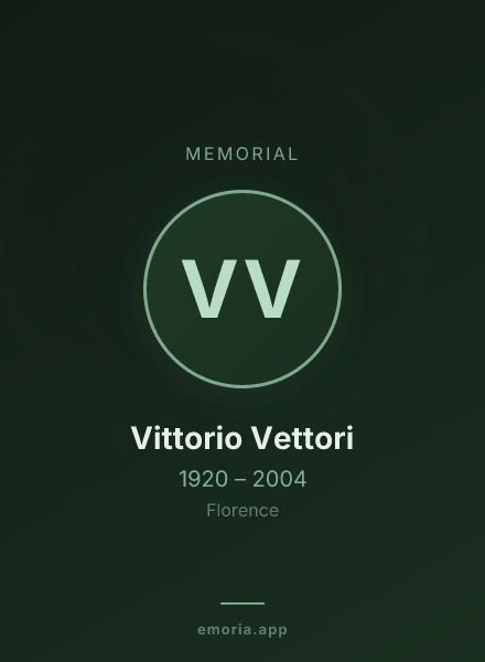 Memorial portrait of Vittorio Vettori
