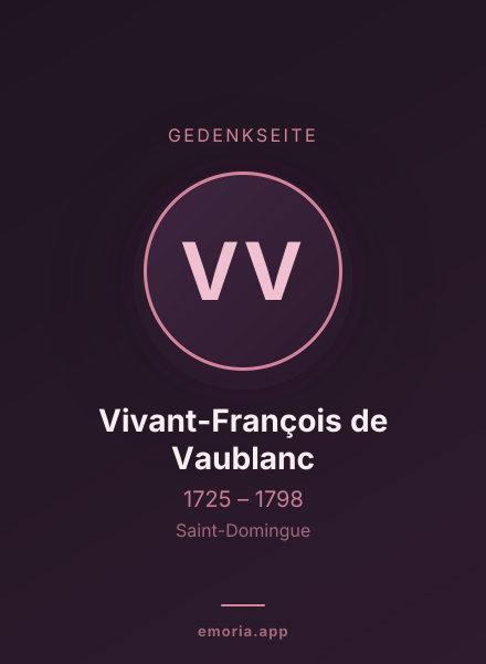Gedenkportrait von Vivant-François de Vaublanc