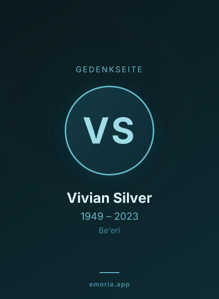 Gedenkportrait von Vivian Silver