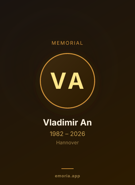 Memorial portrait of Vladimir An