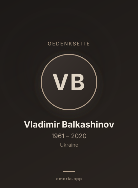 Gedenkportrait von Vladimir Balkashinov