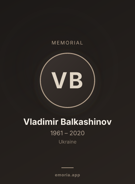 Memorial portrait of Vladimir Balkashinov