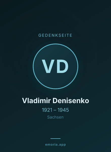 Gedenkportrait von Vladimir Denisenko