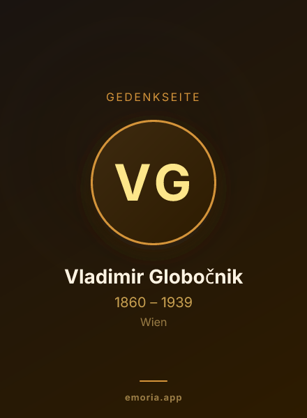 Gedenkportrait von Vladimir Globočnik