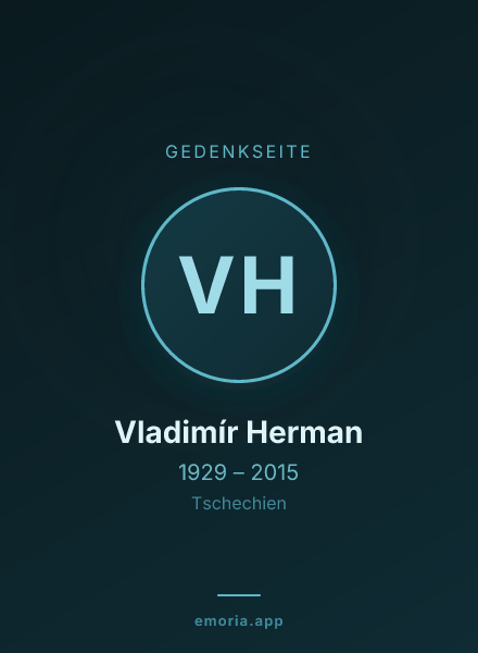 Gedenkportrait von Vladimír Herman