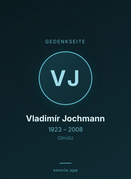 Gedenkportrait von Vladimír Jochmann