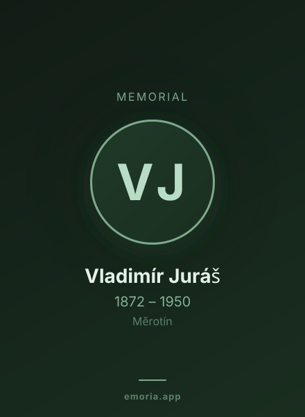 Memorial portrait of Vladimír Juráš