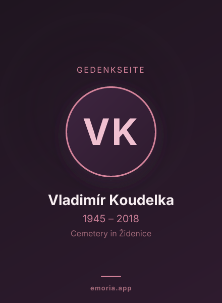 Gedenkportrait von Vladimír Koudelka