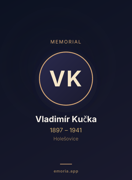Memorial portrait of Vladimír Kučka