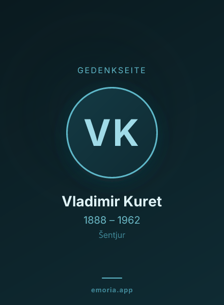 Gedenkportrait von Vladimir Kuret