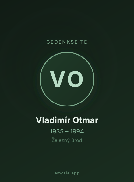 Gedenkportrait von Vladimír Otmar