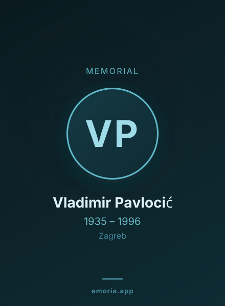 Memorial portrait of Vladimir Pavlocić