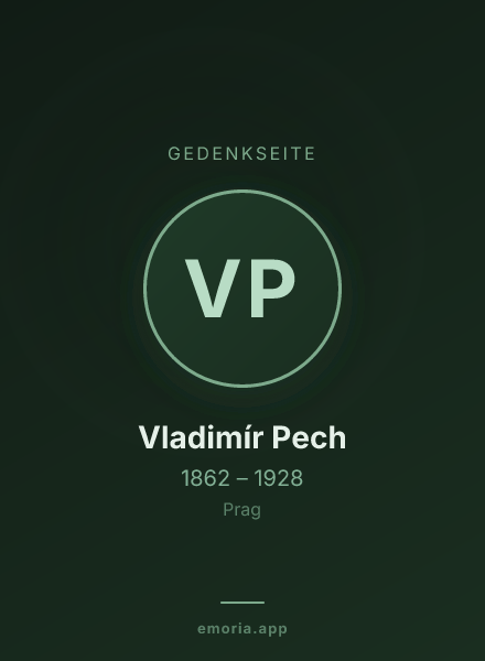 Gedenkportrait von Vladimír Pech