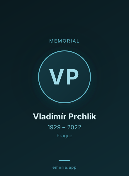 Memorial portrait of Vladimír Prchlík