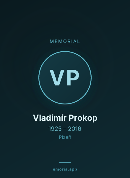 Memorial portrait of Vladimír Prokop