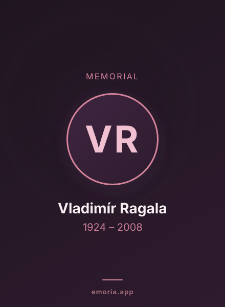 Memorial portrait of Vladimír Ragala