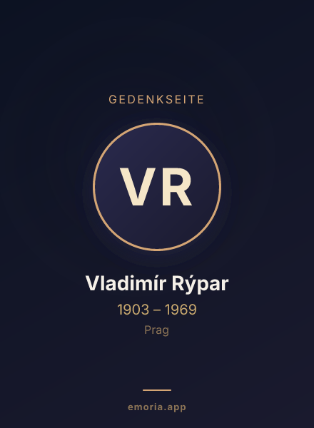 Gedenkportrait von Vladimír Rýpar