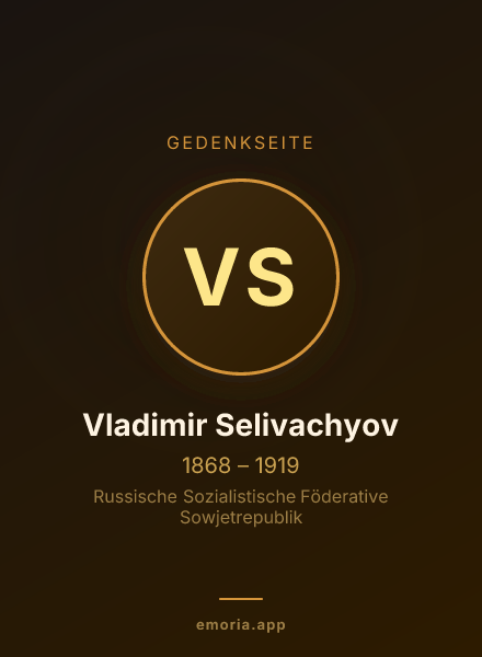 Gedenkportrait von Vladimir Selivachyov