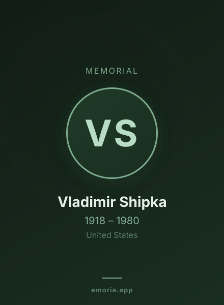 Memorial portrait of Vladimir Shipka