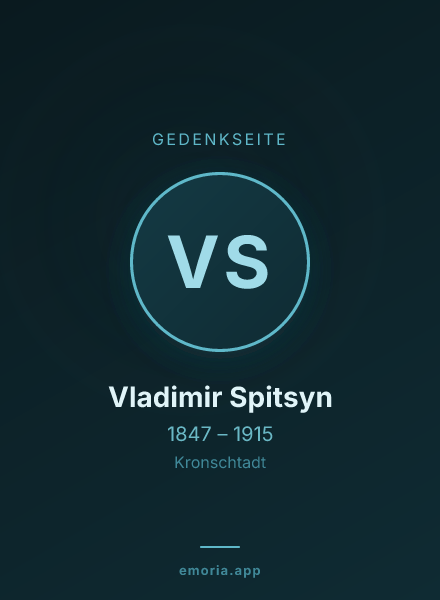 Gedenkportrait von Vladimir Spitsyn