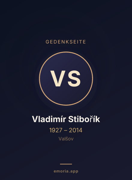 Gedenkportrait von Vladimír Stibořík