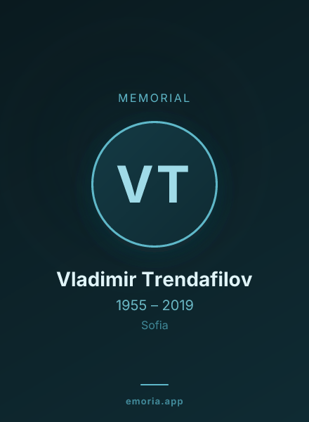 Memorial portrait of Vladimir Trendafilov