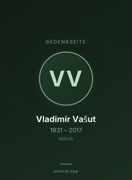 Gedenkportrait von Vladimír Vašut