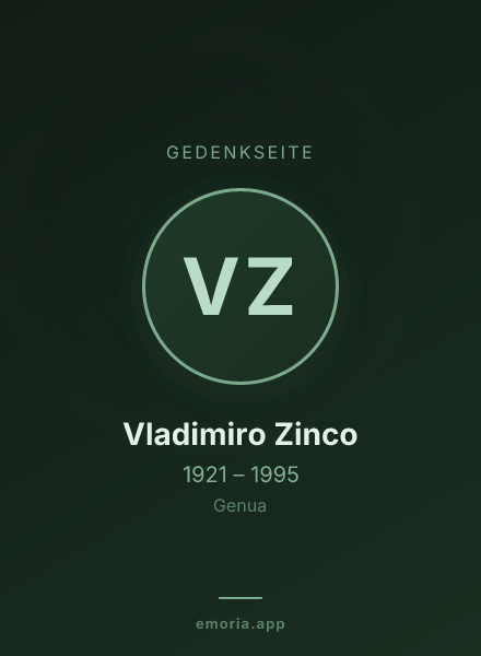 Gedenkportrait von Vladimiro Zinco