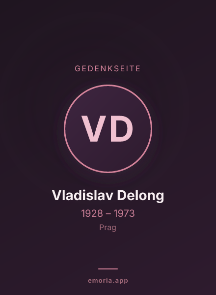 Gedenkportrait von Vladislav Delong