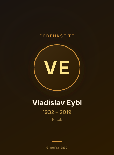 Gedenkportrait von Vladislav Eybl