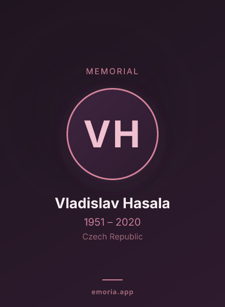 Memorial portrait of Vladislav Hasala