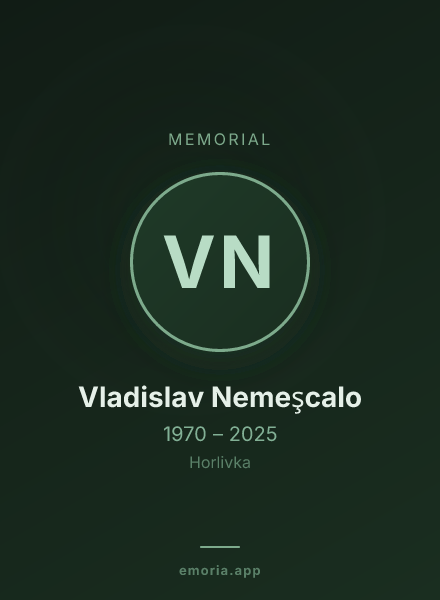 Memorial portrait of Vladislav Nemeşcalo