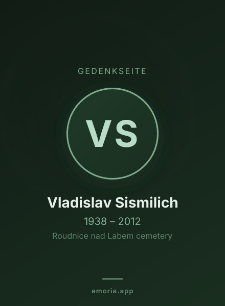 Gedenkportrait von Vladislav Sismilich