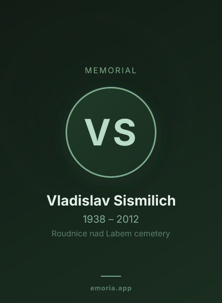 Memorial portrait of Vladislav Sismilich