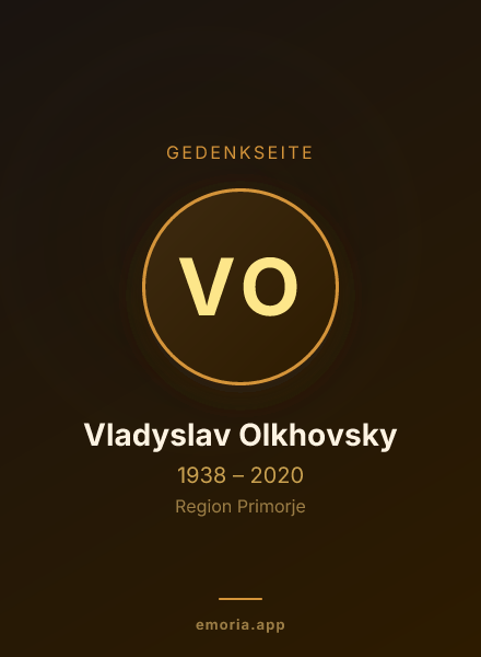 Gedenkportrait von Vladyslav Olkhovsky