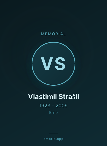 Memorial portrait of Vlastimil Strašil