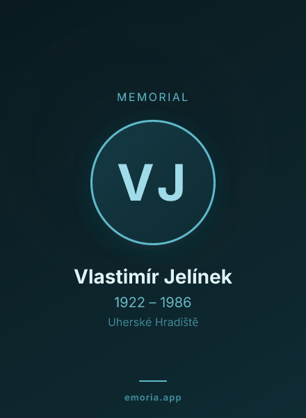 Memorial portrait of Vlastimír Jelínek