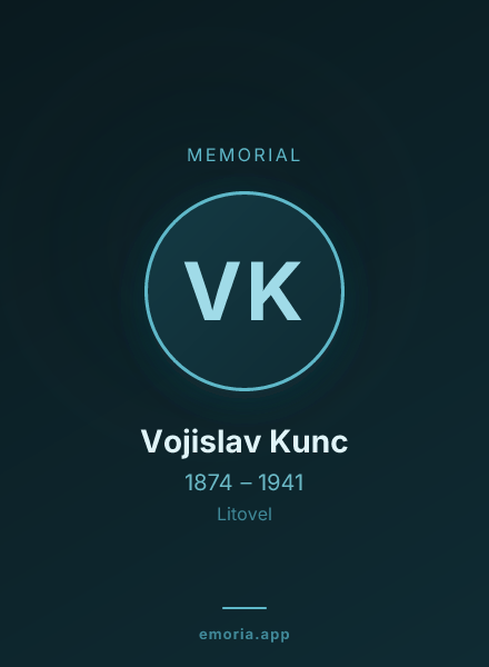 Memorial portrait of Vojislav Kunc