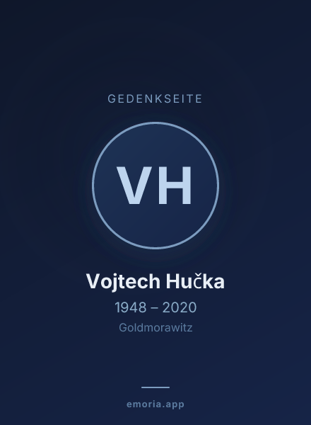 Gedenkportrait von Vojtech Hučka