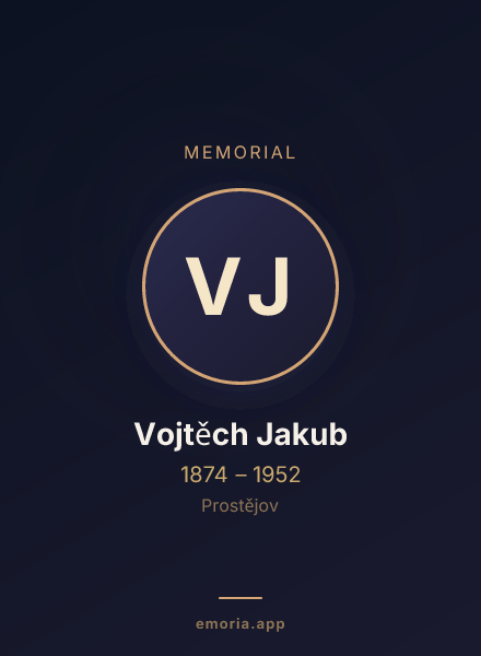 Memorial portrait of Vojtěch Jakub