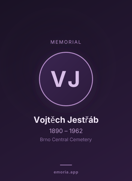 Memorial portrait of Vojtěch Jestřáb