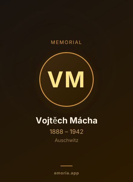 Memorial portrait of Vojtěch Mácha