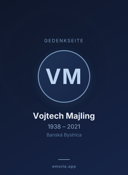 Gedenkportrait von Vojtech Majling