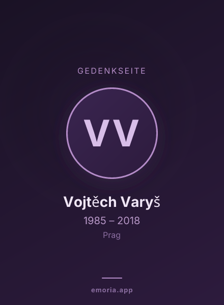 Gedenkportrait von Vojtěch Varyš