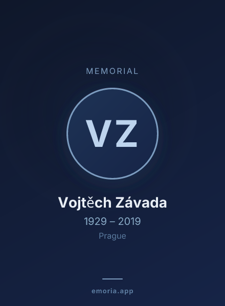 Memorial portrait of Vojtěch Závada