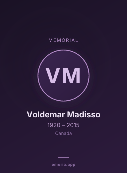 Memorial portrait of Voldemar Madisso
