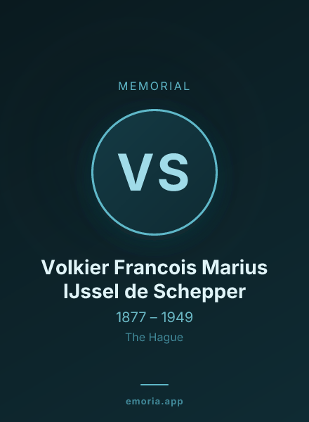 Memorial portrait of Volkier Francois Marius IJssel de Schepper