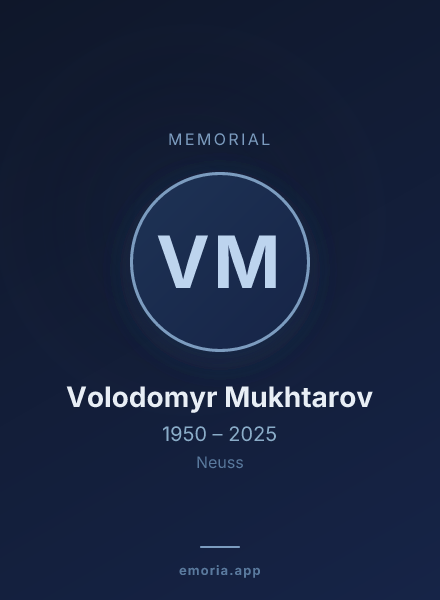 Memorial portrait of Volodomyr Mukhtarov